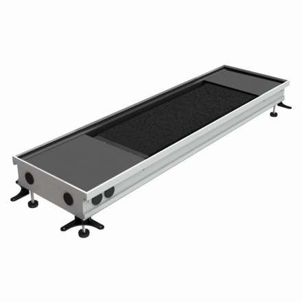 Конвектор ASKON внутрипольный водяной КВП 65/200/1800 АСКОН без вентилятора (с решеткой)