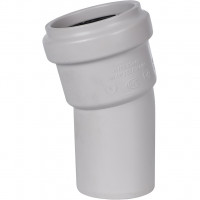 Отвод STOUT канализационный бесшумный D58х15° SKB-0008-005815