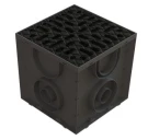 Комплект дождеприемника 30x30 с чугунной решеткой Spark