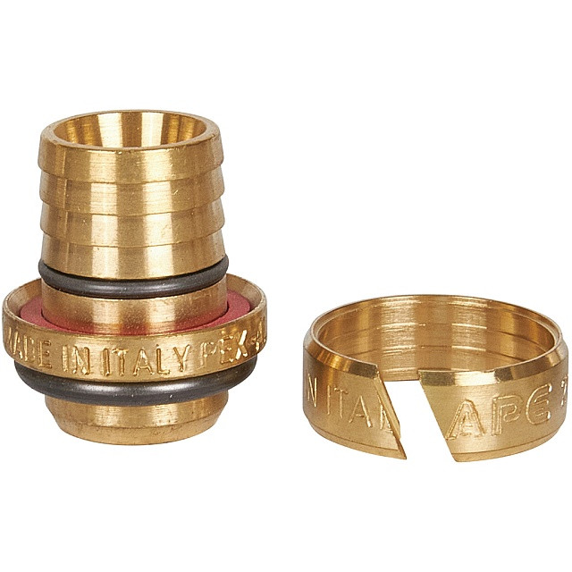 Тройник STOUT винтовой настенный с креплением 1/2х20 SFS-0014-001220