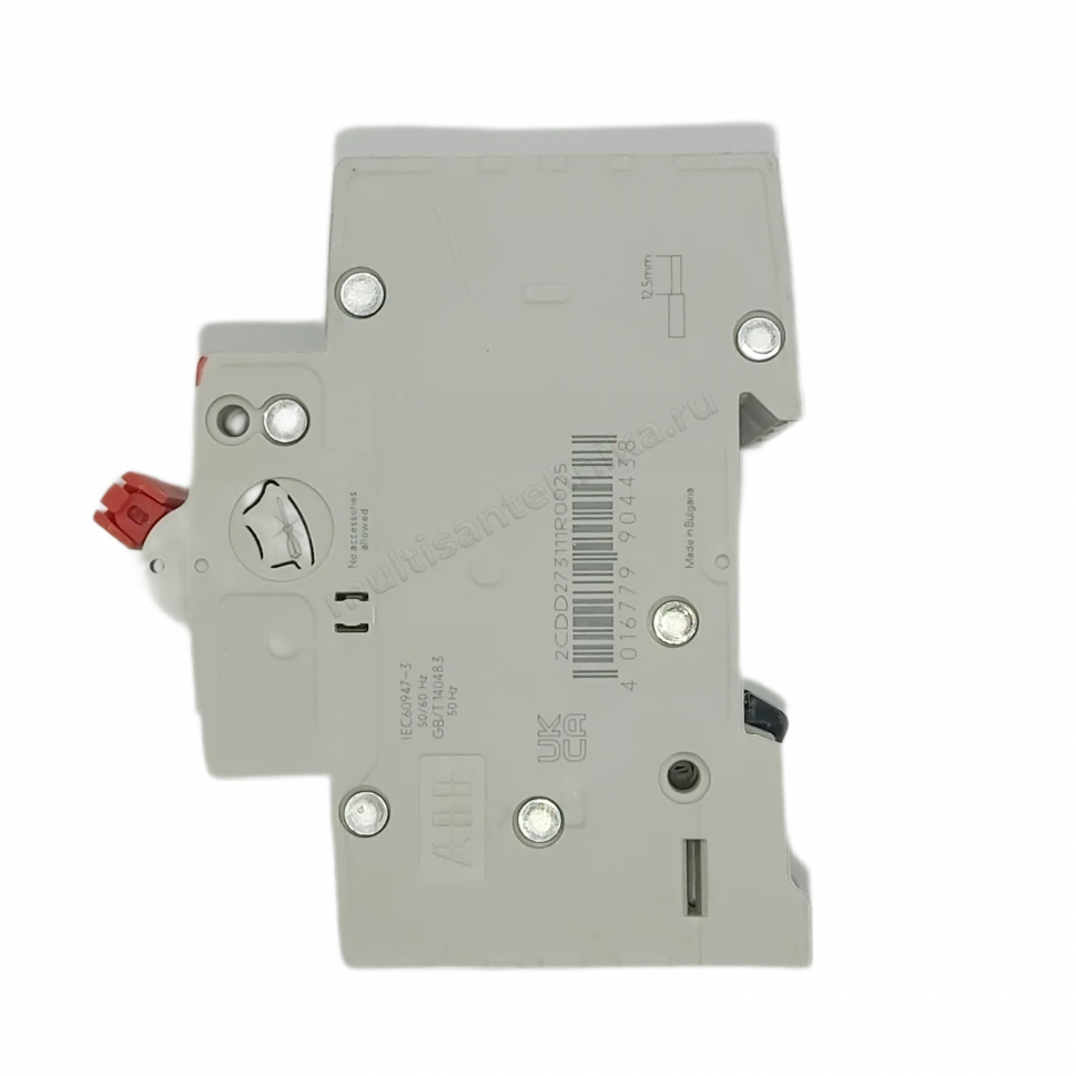 Рубильник ABB 3-полюсный SHD203/25 красный рычаг 2CDD273111R0025