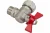 Шаровой кран VALTEC BASE угловой с накидной гайкой 1/2х3/4 нар.-вн. VT.267.N.0405