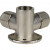 Тройник STOUT винтовой настенный с креплением 1/2х16 SFS-0014-001216