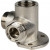 Тройник STOUT винтовой настенный с креплением 1/2х16 SFS-0014-001216