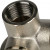 Тройник STOUT винтовой настенный с креплением 1/2х16 SFS-0014-001216