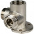 Тройник STOUT винтовой настенный с креплением 1/2х16 SFS-0014-001216