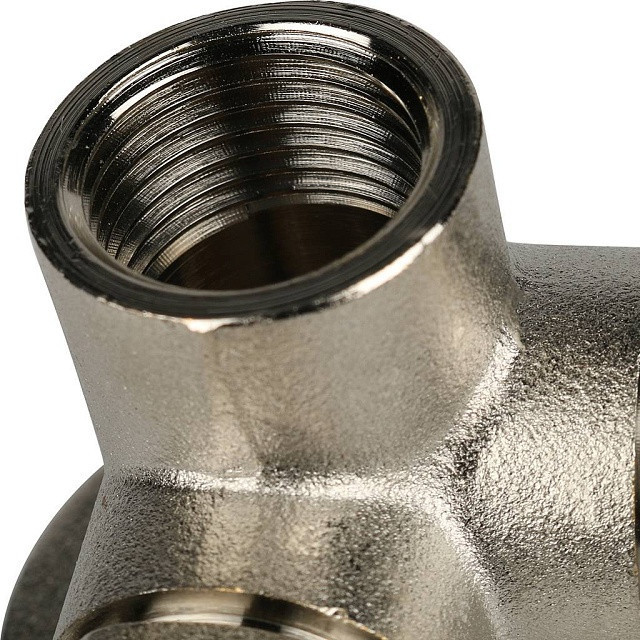 Тройник STOUT винтовой настенный с креплением 1/2х16 SFS-0014-001216