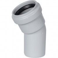 Отвод STOUT канализационный бесшумный D58х30° SKB-0009-005830