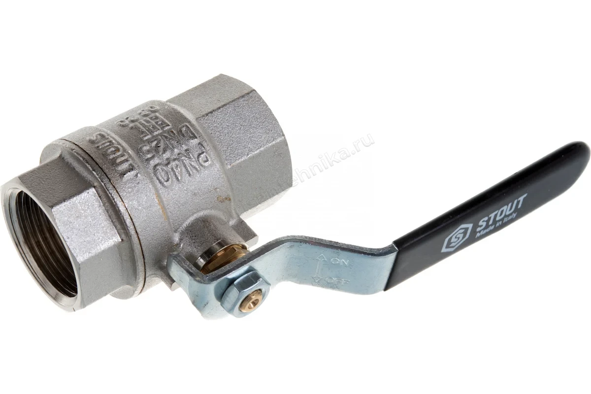 Кран Stout шаровой полнопроходной 1" SVB-0001-000025