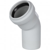 Отвод STOUT канализационный бесшумный D58х45° SKB-0010-005845
