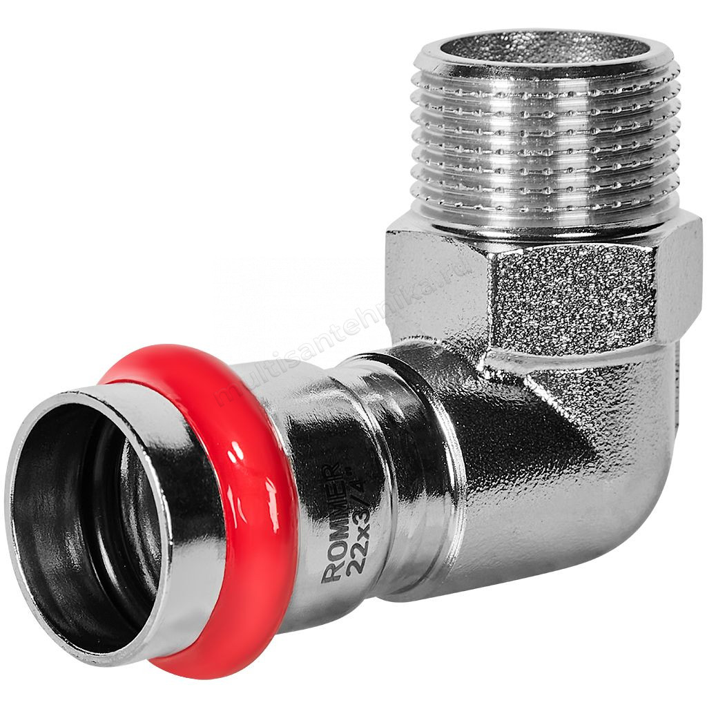Угольник Rommer переходник ВПр-Нр 22x3/4 RSS-1010-002234