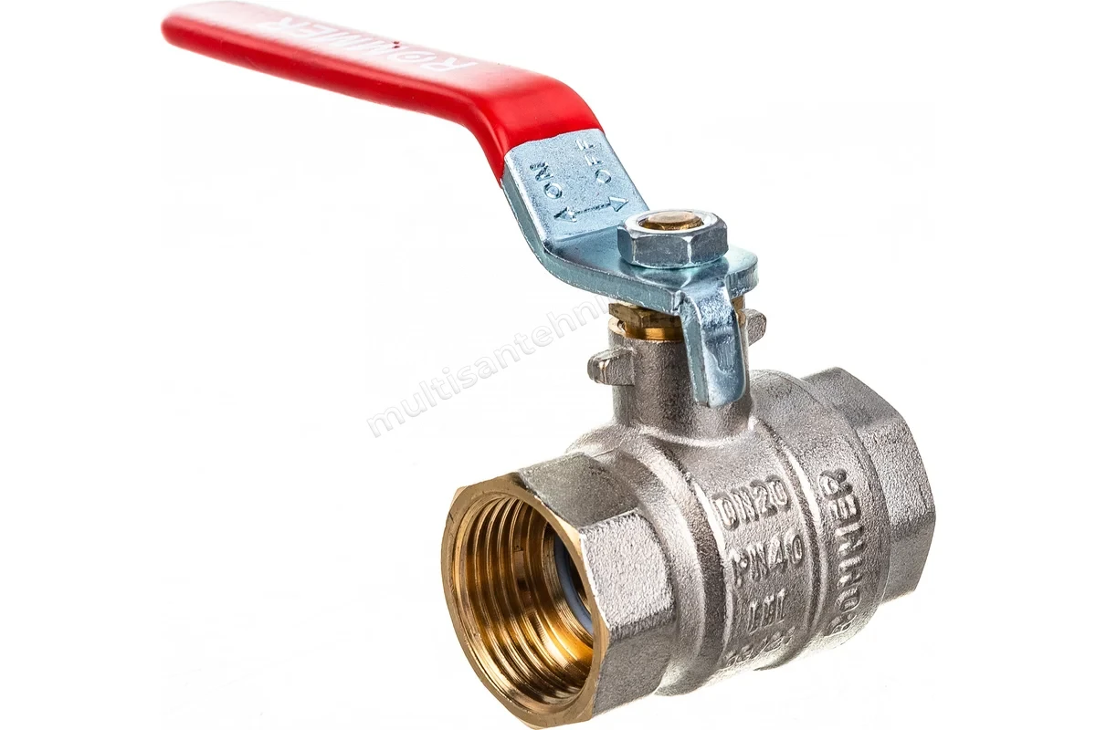 Кран Rommer шаровой полнопроходной 3/4" ВН/ВН RBV-0001-0110320