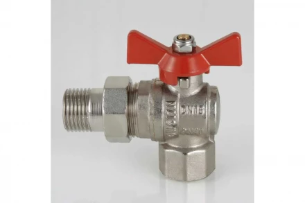 Шаровой угловой кран с полусгоном 1/2 вн.-нар Valtec BASE VT.228.N.04