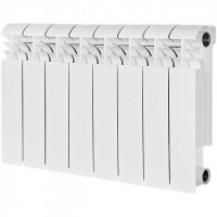 Биметаллический радиатор STOUT Vega 350 BM 8 секции боковое подключение SRB-1310-035008