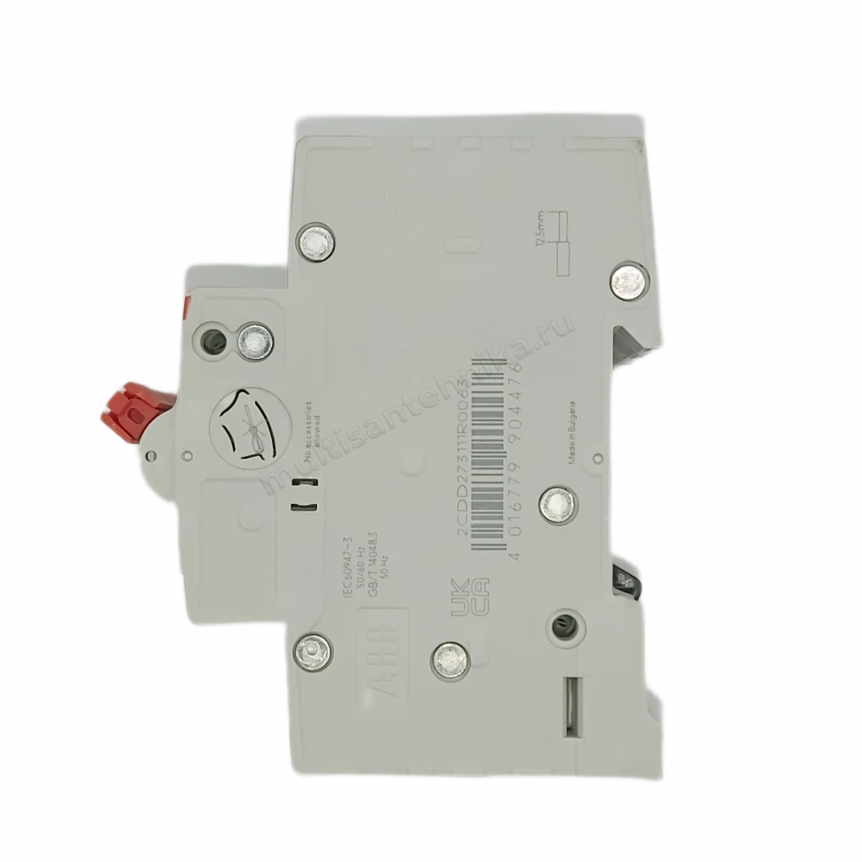 Рубильник ABB 3-полюсный SHD203/63 красный рычаг 2CDD273111R0063