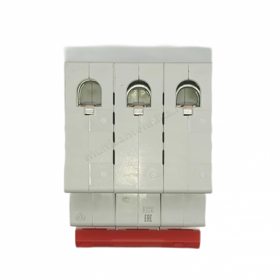 Рубильник ABB 3-полюсный SHD203/63 красный рычаг 2CDD273111R0063