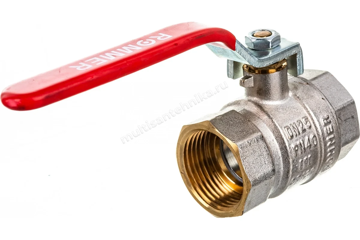 Кран Rommer шаровой полнопроходной 1" ВН/ВН RBV-0001-0110325
