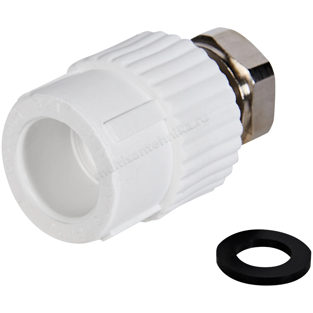 Муфта Pro Aqua комбинированная с накидной гайкой 20x1/2 PA29008