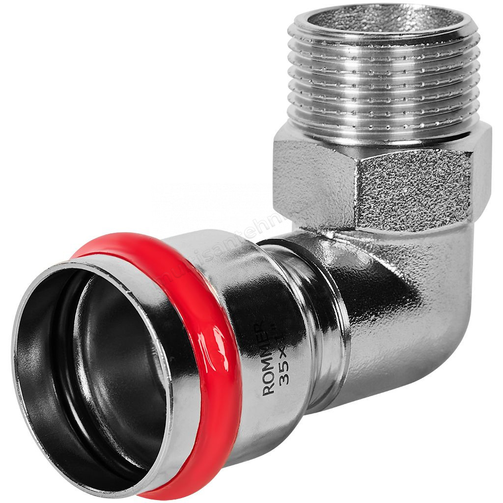 Угольник Rommer переходник ВПр-Нр 35x1" RSS-1010-000351