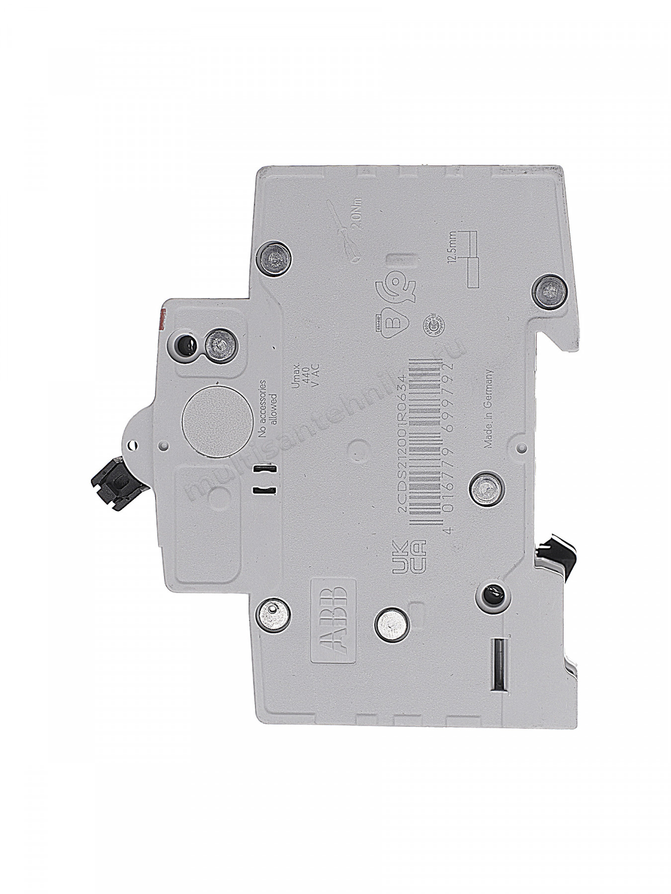 Автоматический выключатель ABB 2-полюсный SH202 C63 2CDS212001R0634
