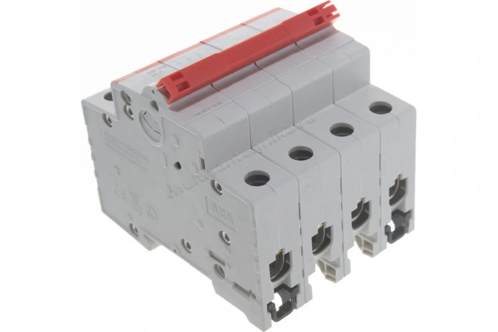 Рубильник ABB 4-полюсный SHD204/25 красный рычаг 2CDD274111R0025