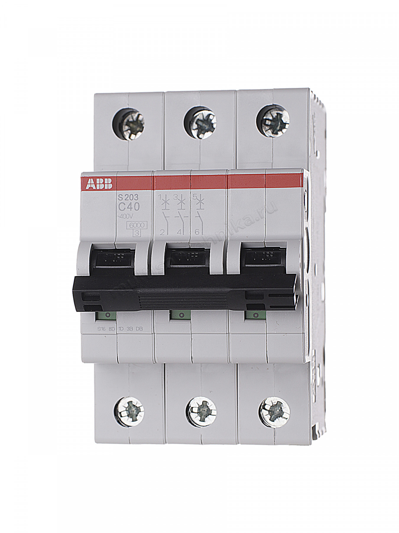 Автоматический выключатель ABB 3-полюсный S203 C40 2CDS253001R0404