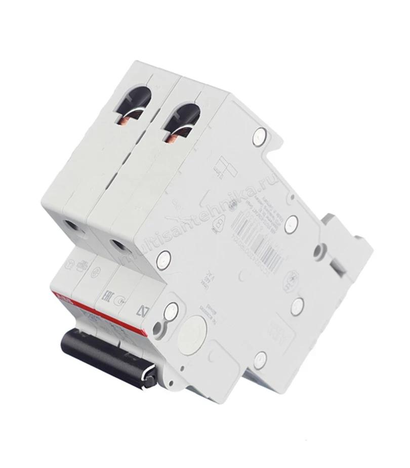 Автоматический выключатель ABB 2-полюсный SH202L C10 2CDS242001R0104