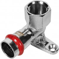 Угольник Rommer настенный с креплением ВПр-ВР 18x1/2" RSS-0011-001812