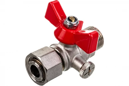 Шаровой кран для подключения манометра VALTEC 1/2нар -1/2вн. VT.806.N.0404