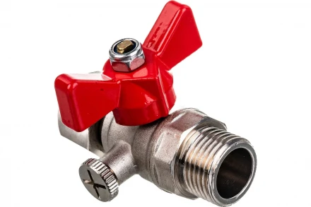 Шаровой кран для подключения манометра VALTEC 1/2нар -1/2вн. VT.806.N.0404