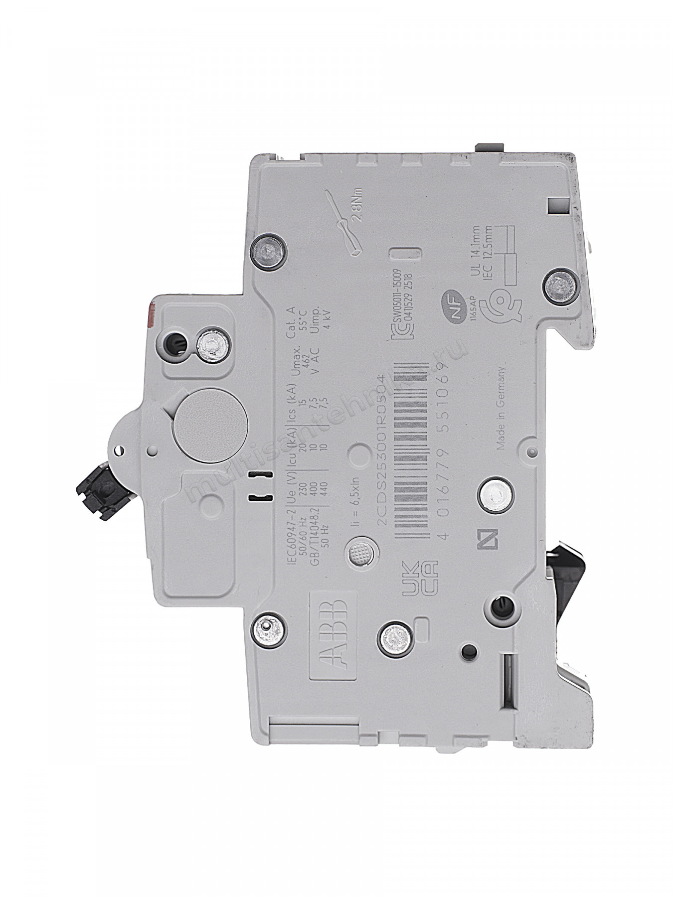Автоматический выключатель ABB 3-полюсный S203 C50 2CDS253001R0504