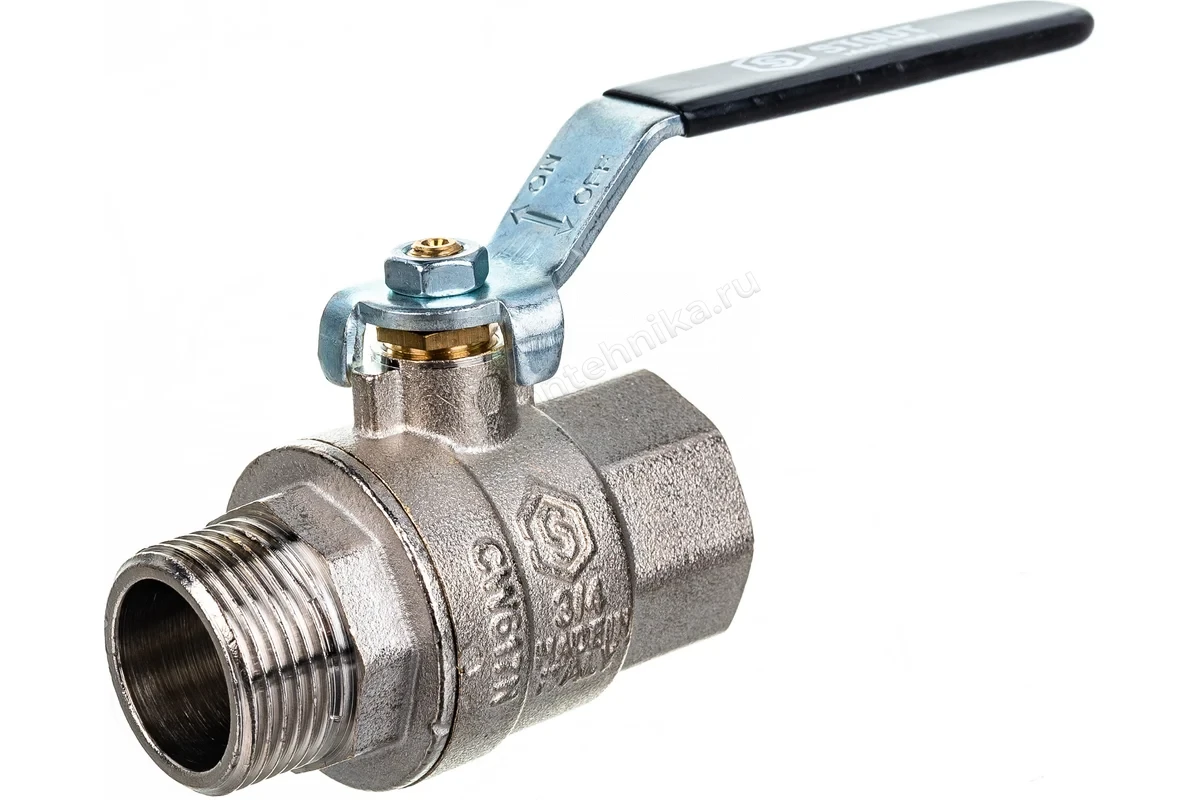Кран Stout шаровой полнопроходной 3/4" SVB-0003-000020