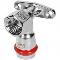 Угольник Rommer настенный с креплением ВПр-ВР 22x1/2" RSS-0011-002212