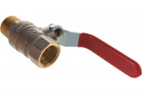 Кран Rommer шаровой полнопроходной 1/2" ВН/НР RBV-0002-0210315