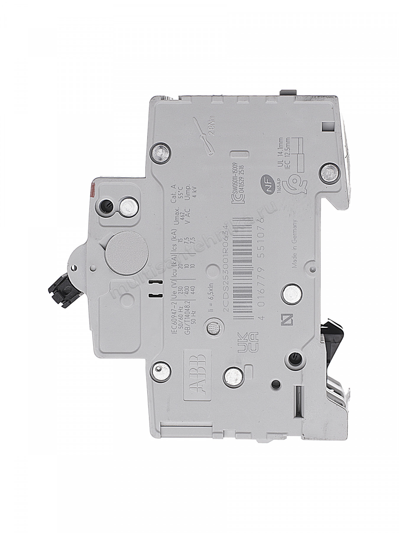 Автоматический выключатель ABB 3-полюсный S203 C63 2CDS253001R0634