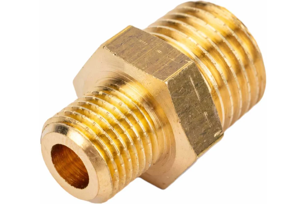 Ниппель STOUT переходной наружная резьба 1/4"x1/8" SFT-0003-001418
