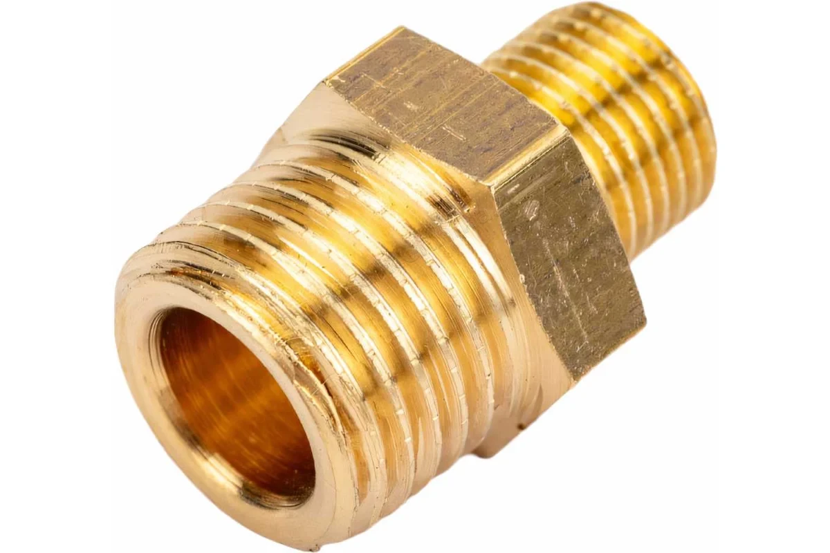 Ниппель STOUT переходной наружная резьба 1/4"x1/8" SFT-0003-001418