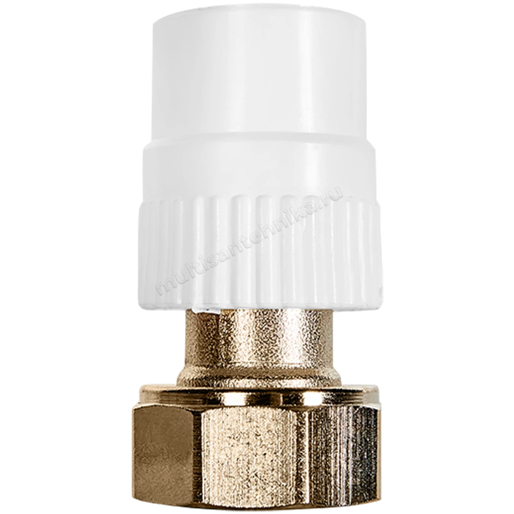 Муфта Pro Aqua комбинированная с накидной гайкой евроконус 20x3/4" PA75010P