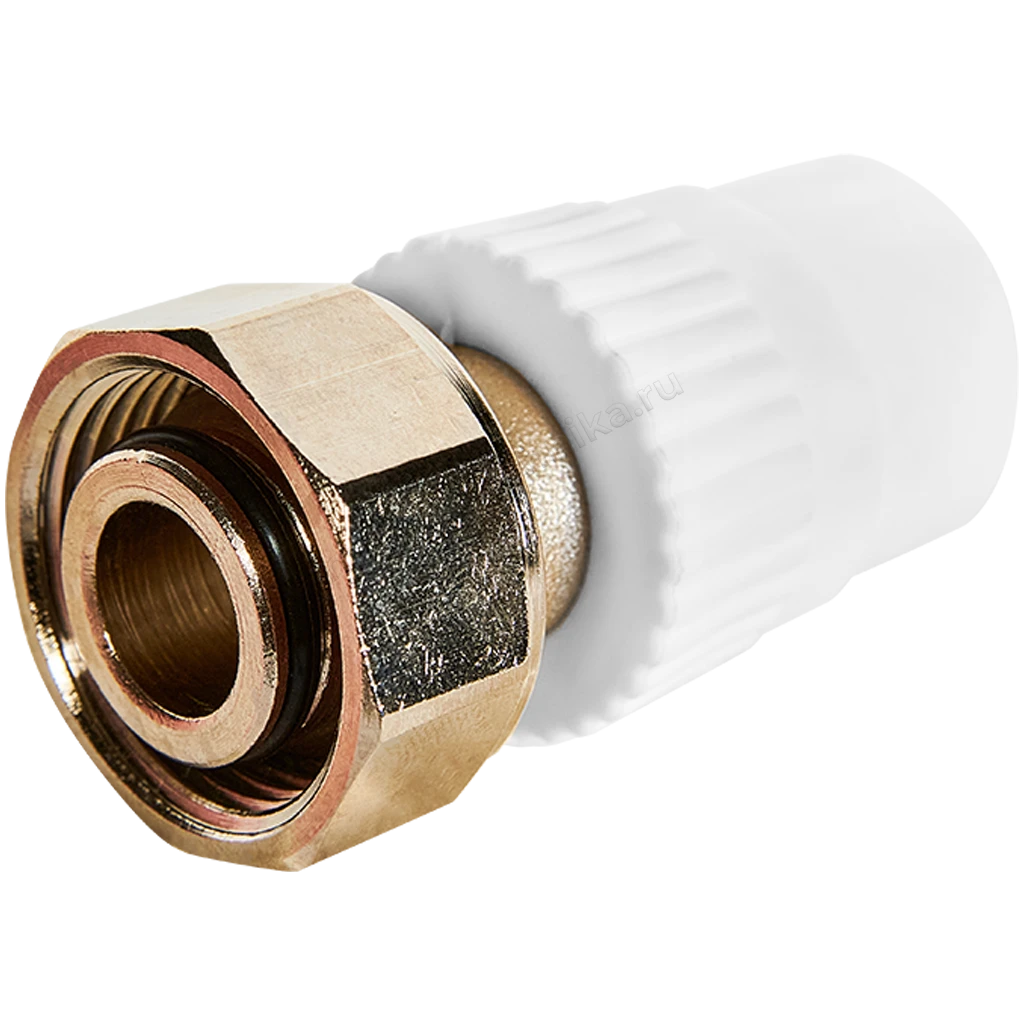 Муфта Pro Aqua комбинированная с накидной гайкой евроконус 20x3/4" PA75010P