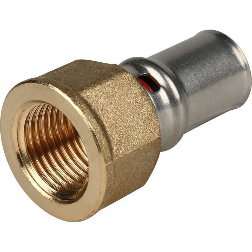 Переходник STOUT с внутренней резьбой 3/4х20 прессовой винтовой SFP-0002-003420