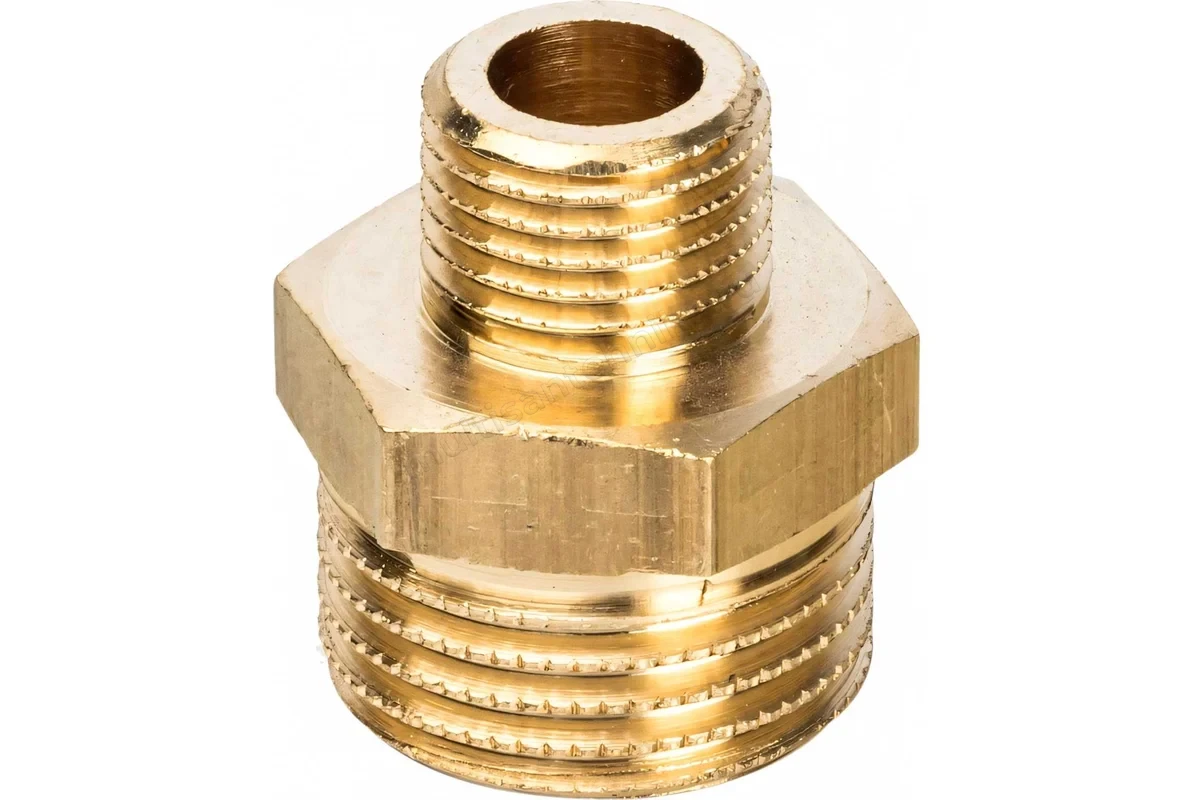 Ниппель STOUT переходной наружная резьба 1/2"x1/4" SFT-0003-001214