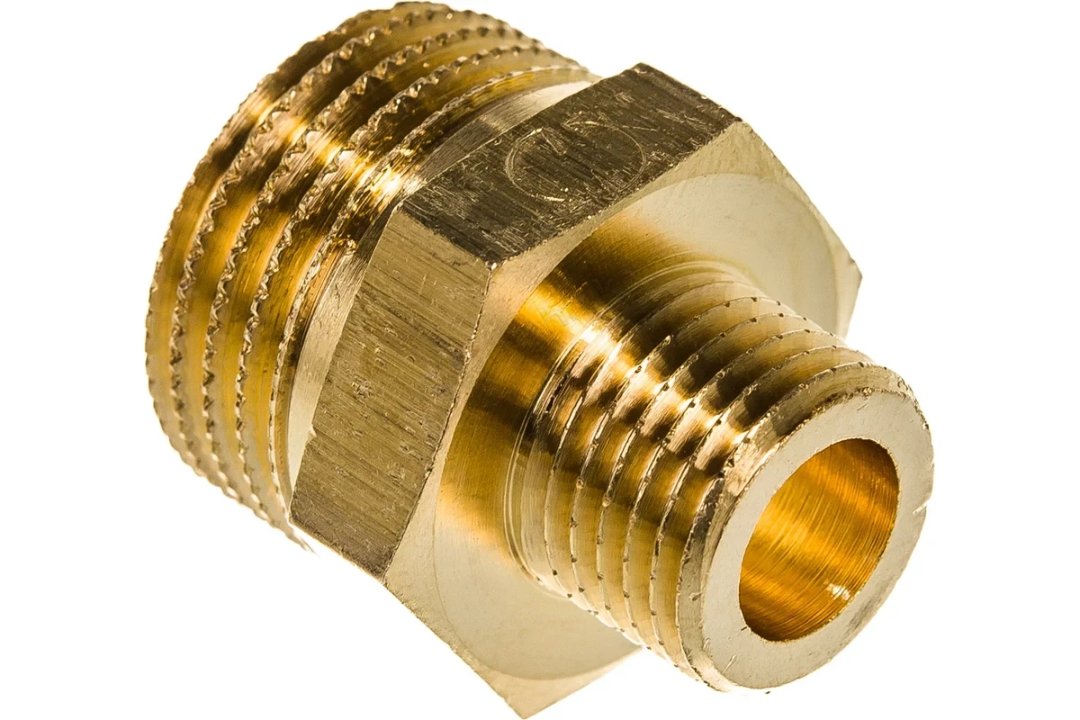 Ниппель STOUT переходной наружная резьба 1/2"x1/4" SFT-0003-001214