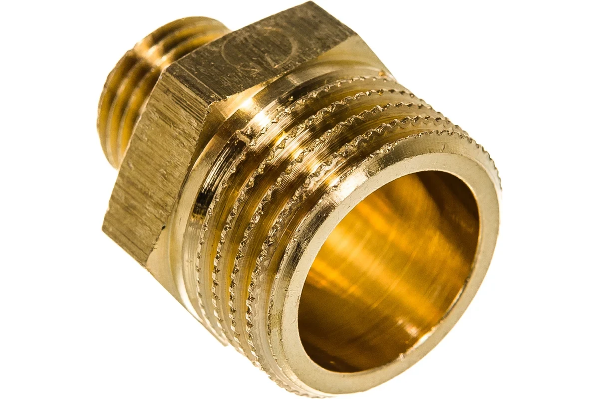 Ниппель STOUT переходной наружная резьба 1/2"x1/4" SFT-0003-001214