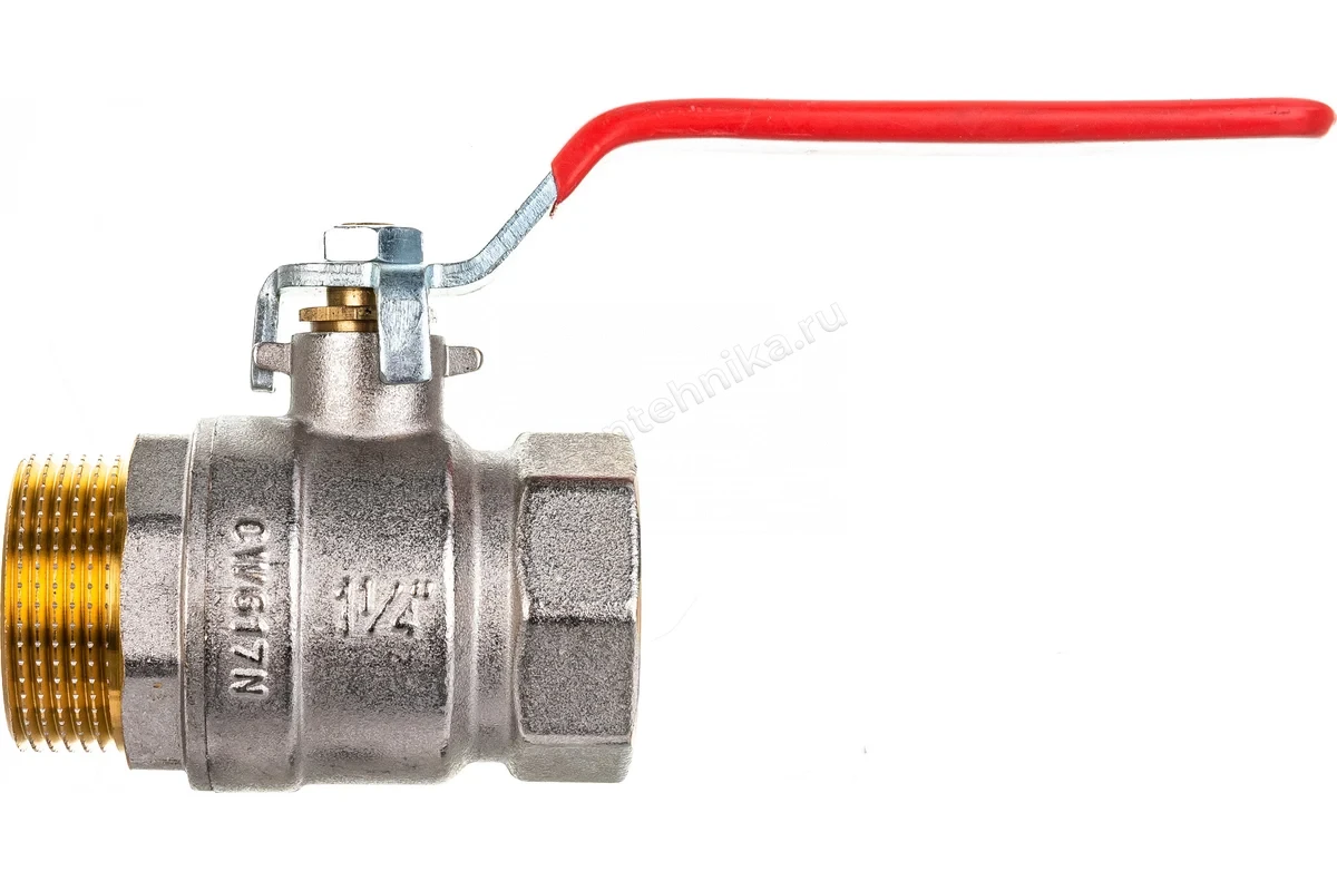 Кран Rommer шаровой полнопроходной 1 1/4" ВН/НР RBV-0002-0210332