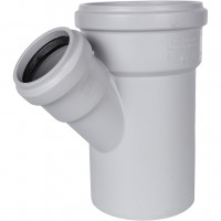 Тройник STOUT канализационная бесшумная D58х110x45° SKB-0015-115845