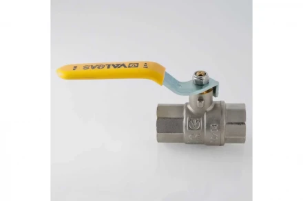 Шаровой кран VALTEC газовый VALGAS, стальная рукоятка 1 вн.-вн. VT.271.N.06
