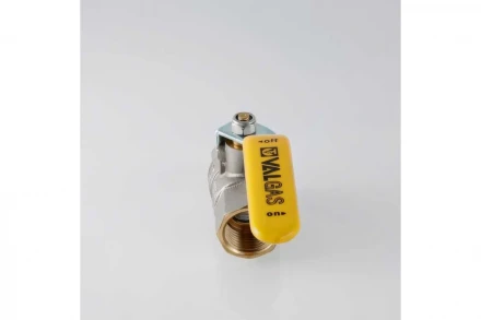 Шаровой кран VALTEC газовый VALGAS, стальная рукоятка 1 вн.-вн. VT.271.N.06