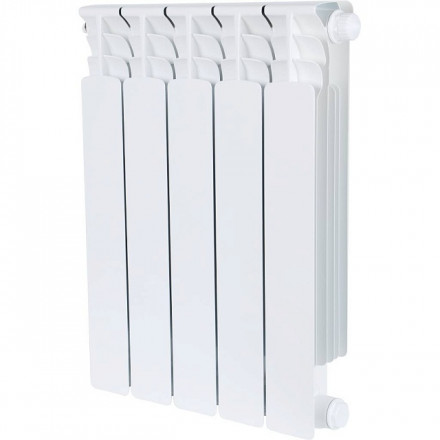 Биметаллический радиатор STOUT Space 500 5 секции нижнее правое подключение SRB-0320-050005