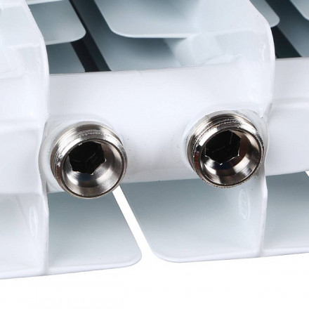 Биметаллический радиатор STOUT Space 500 5 секции нижнее правое подключение SRB-0320-050005