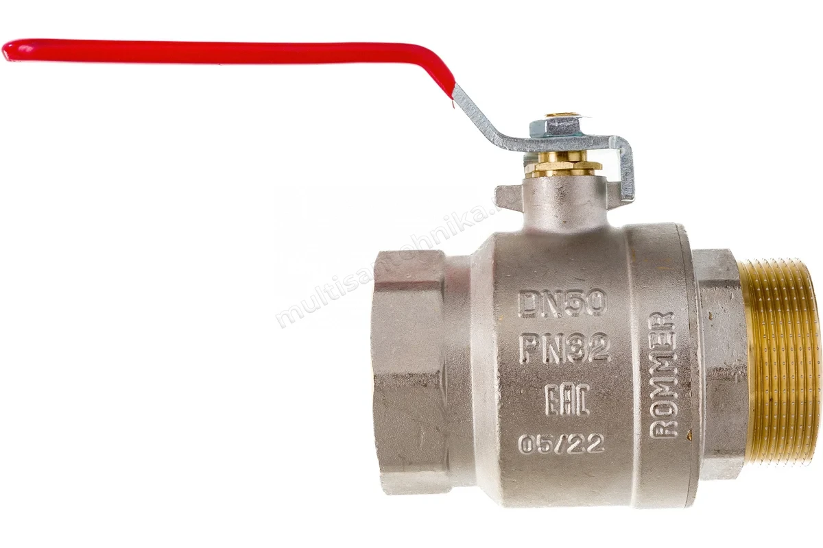 Кран Rommer шаровой полнопроходной 2" ВН/НР RBV-0002-0210350